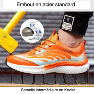 Chaussures de sécurité légères pour femme quatre saisons
