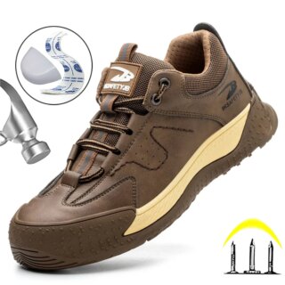Chaussures de sécurité sans métal embout composite anti-chocs pour homme
