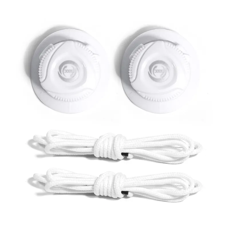 Pack Fermetures Noires Pour Lacets - Butées Plastique Cordons Vêtements Et Chaussures
