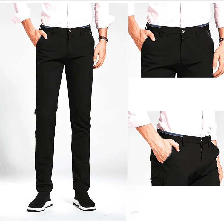Pantalon anti-coupure élégant doublé polaire Pantalon anti-coupure élégant doublé polaire – Image 8