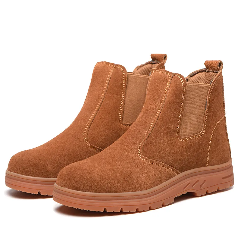 Bottes de sécurité pour femme respirantes en daim Bottes de sécurité pour femme respirantes en daim – Image 5