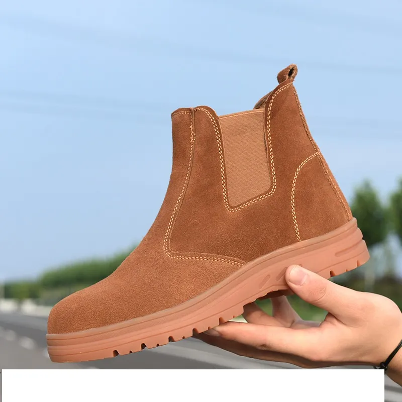Bottes de sécurité pour femme respirantes en daim Bottes de sécurité pour femme respirantes en daim – Image 4