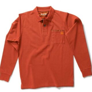 Tee-shirt de travail 100% coton pour femme à manche longue sur fond blanc
