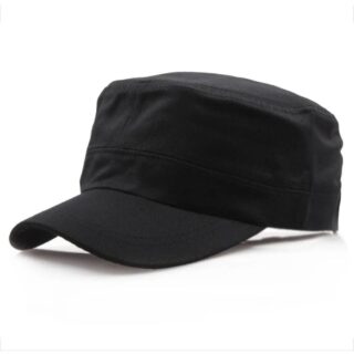 Casquette de travail réglable au style militaire sur fond blanc