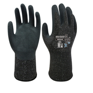 Gant anti coupure vert durable et respirant