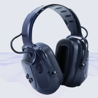 Casque antibruit Bluetooth noir prémium
