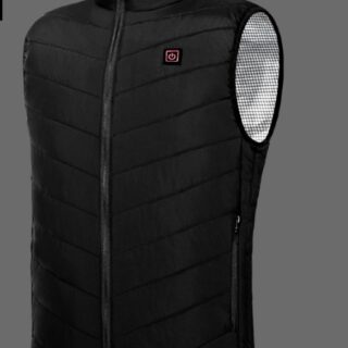 Veste chauffante sans manches en coton