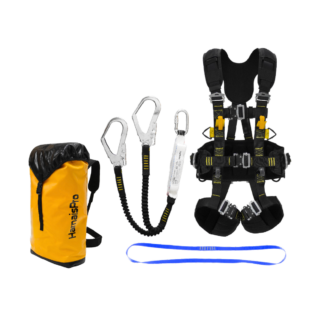Kit de harnais premium antichute évolution industrie avec harnais cordiste - Kit industrie 7B