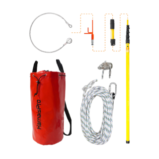 Kit structurel ancrage de poteau antichute accès pylône